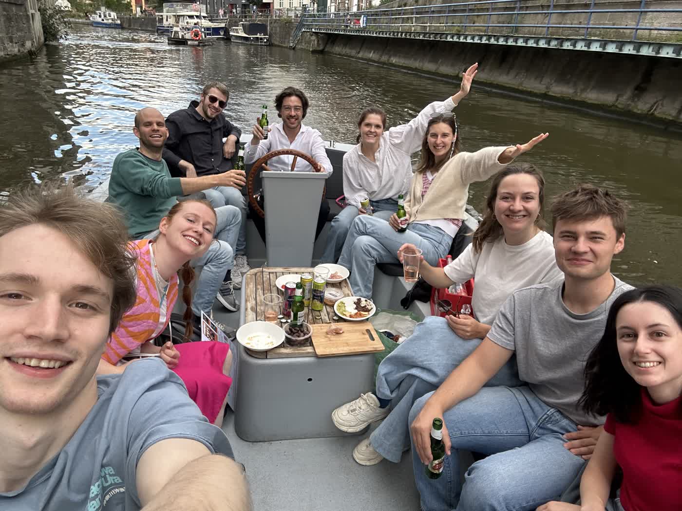 Team outing on the water